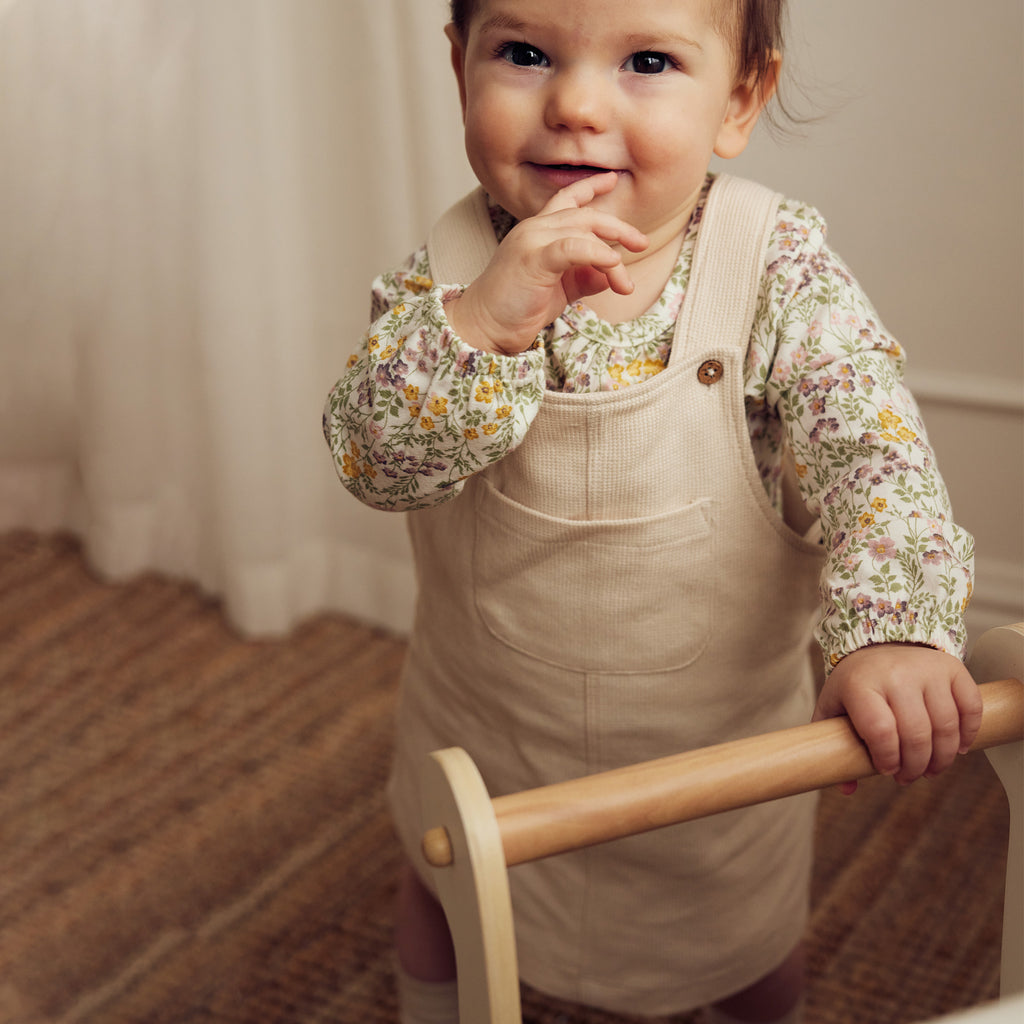 Tiny One Baby Dress, Waffle Dress