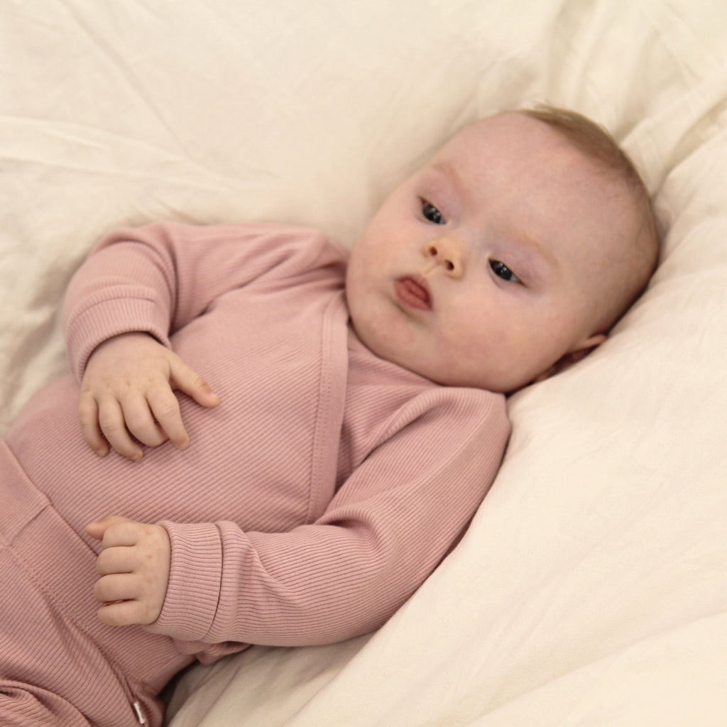 Tiny One GOTS Baby Body Wrap L/S Body LS 431 Zephyr