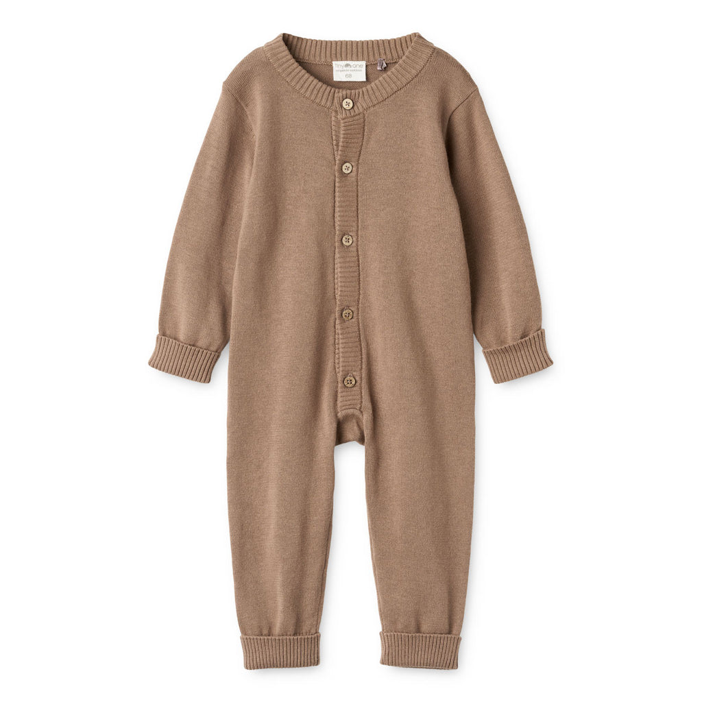 Tiny One GOTS Baby Jumpsuit L/S, Knit Jumpsuit 301 Lefless tree