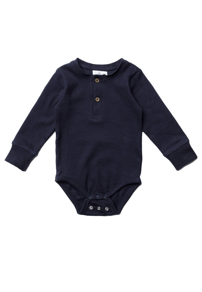 Tiny One TINY-BAY LS BODY 3-PACK Body LS 1200 Off White/Dark Grey Melange/Navy