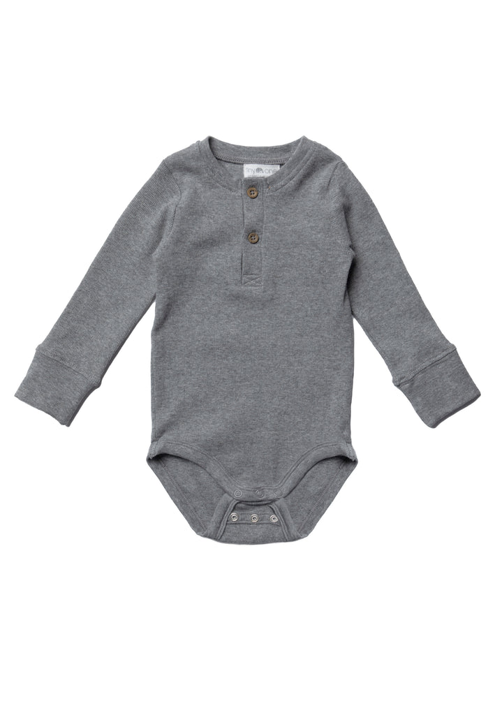 Tiny One TINY-BAY LS BODY 3-PACK Body LS 1200 Off White/Dark Grey Melange/Navy