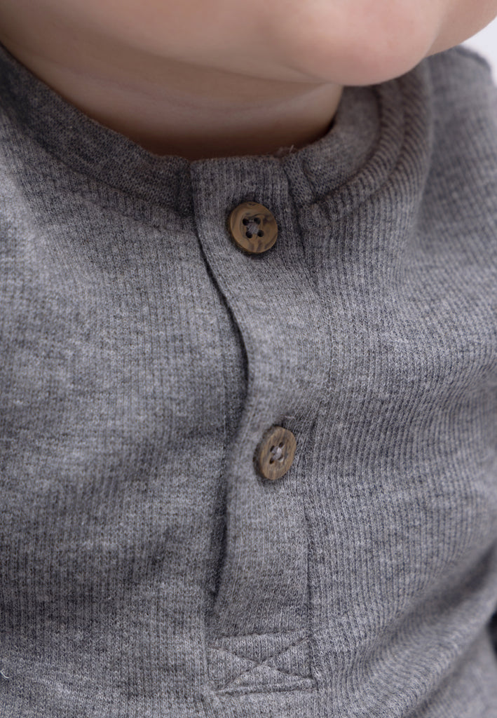 Tiny One TINY-BAY LS BODY 3-PACK Body LS 1200 Off White/Dark Grey Melange/Navy