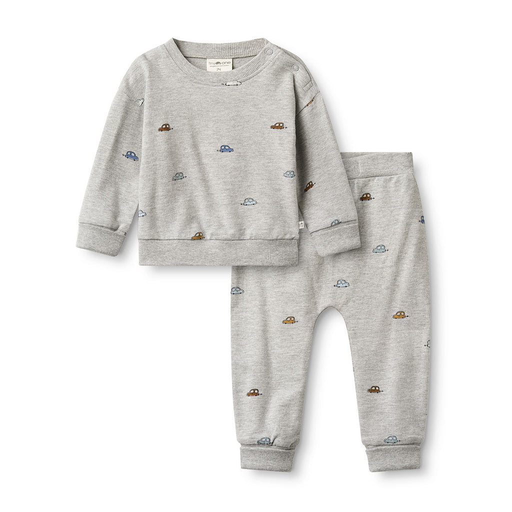 Tiny One Tiny One Baby Boys Sweat Set 2-pcs Multipack